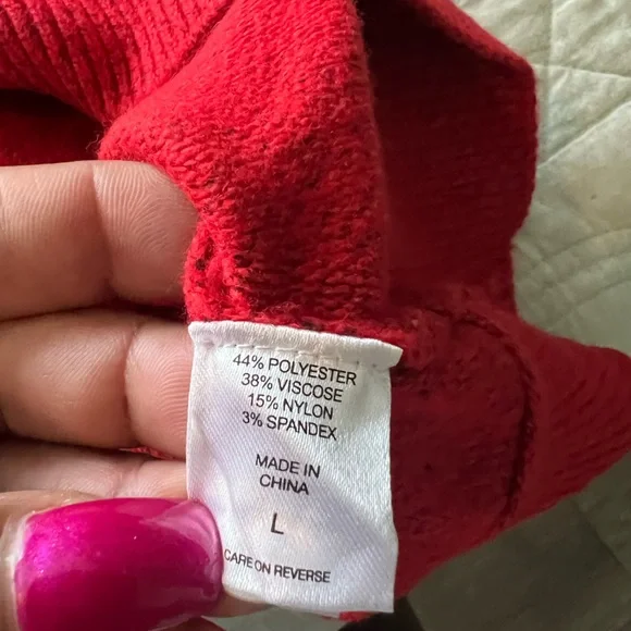 Tis the season to slip into soft sophisticated velvet off the shoulder sweater - Picture 5 of 6